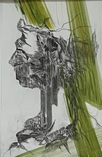 Kopfwildwuchs II mit Grün